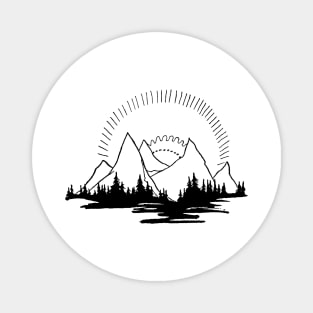MOUNTAINS Magnet